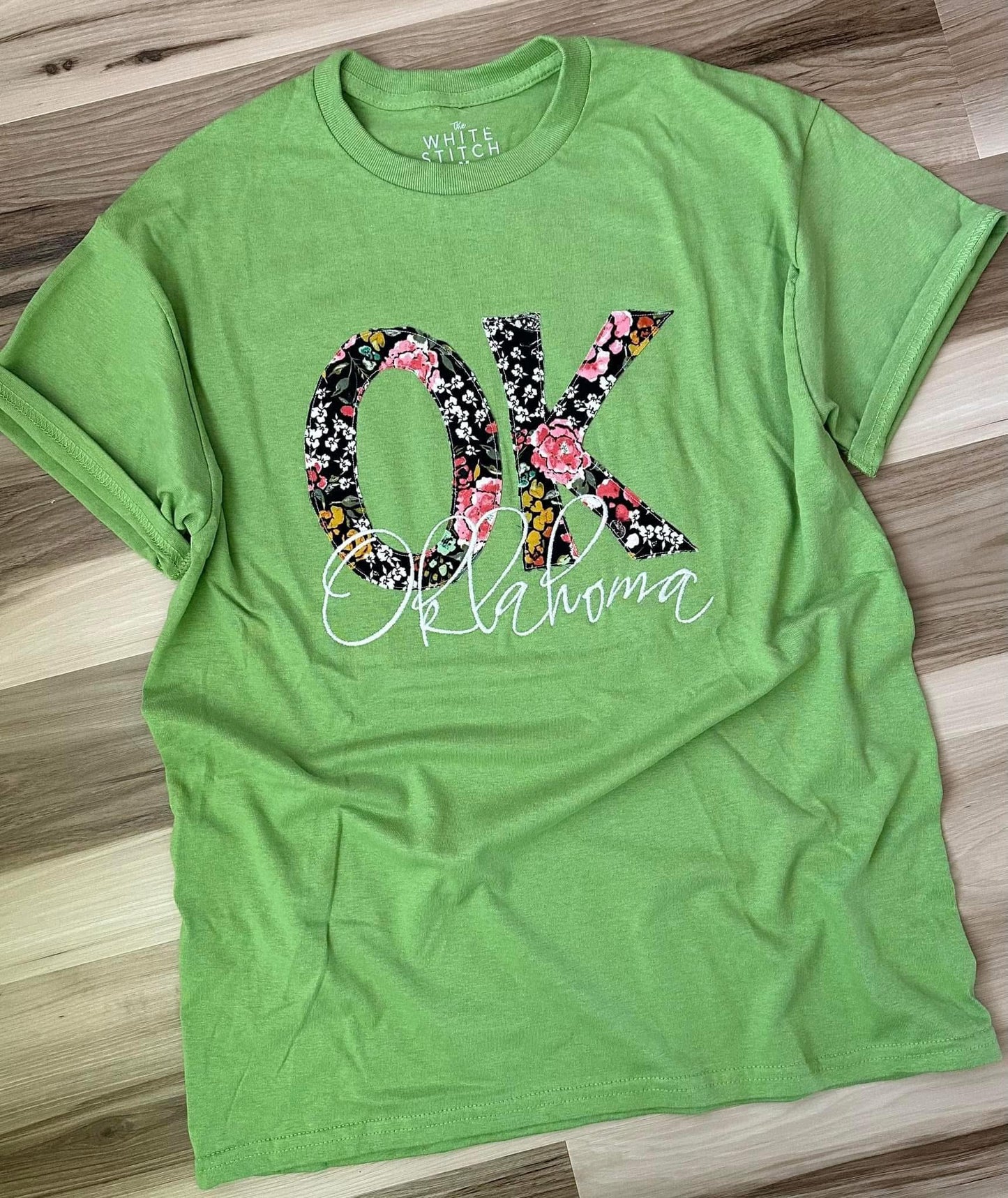 Oklahoma Embroidered Tee