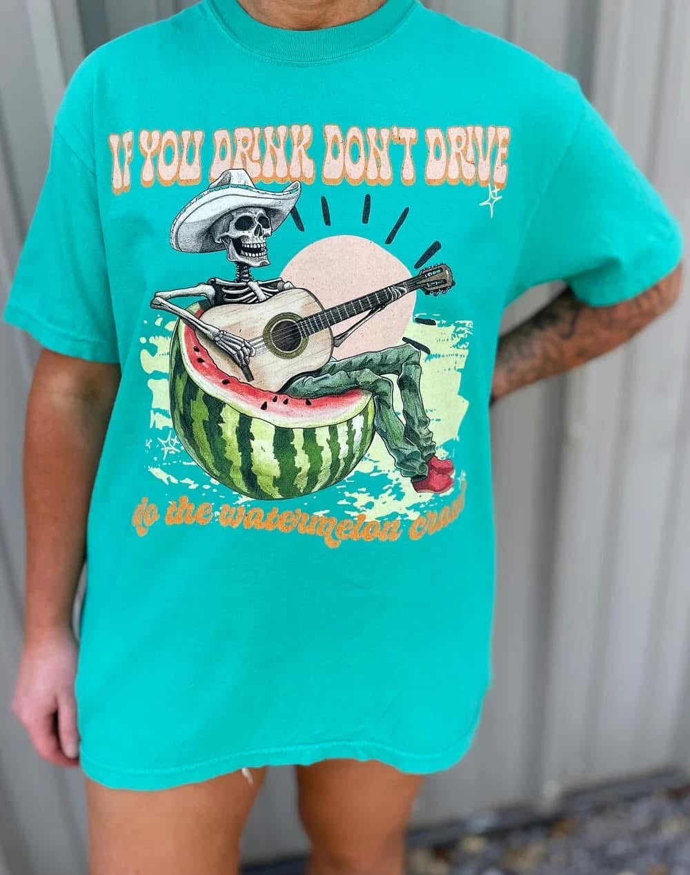 Watermelon Crawl Tee
