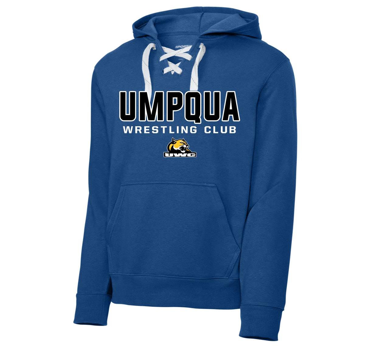 Umpqua Wrestling Club Lace Up Hooded Sweatshirt