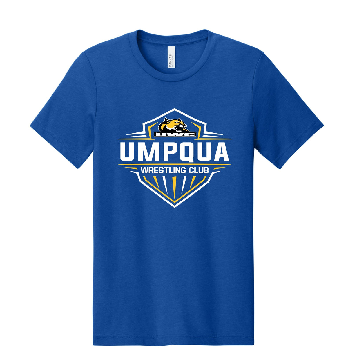 Umpqua Wrestling Club Royal Tee 2