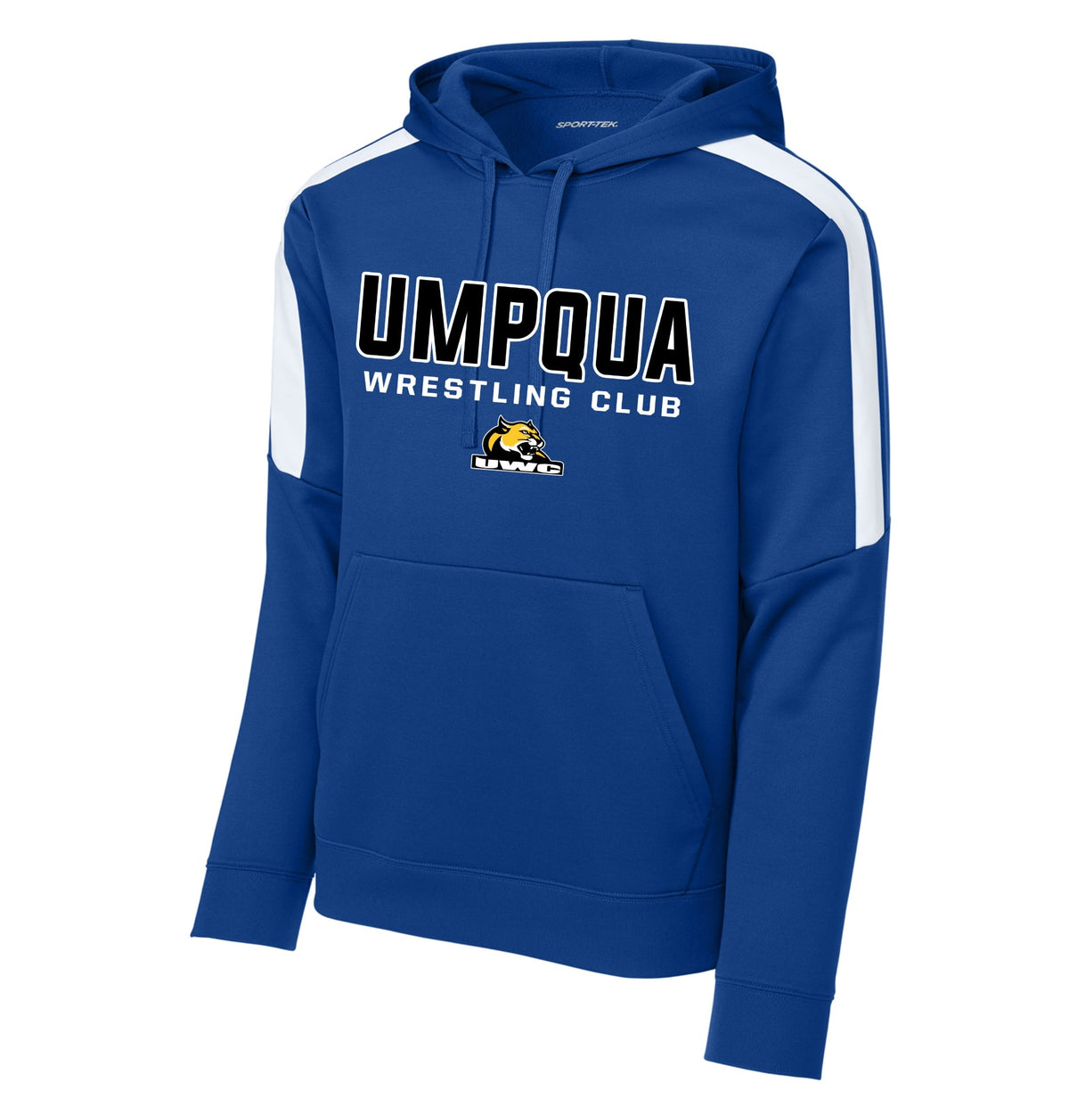 Umpqua Wrestling Club Royal/White Dri Fit Hoodie