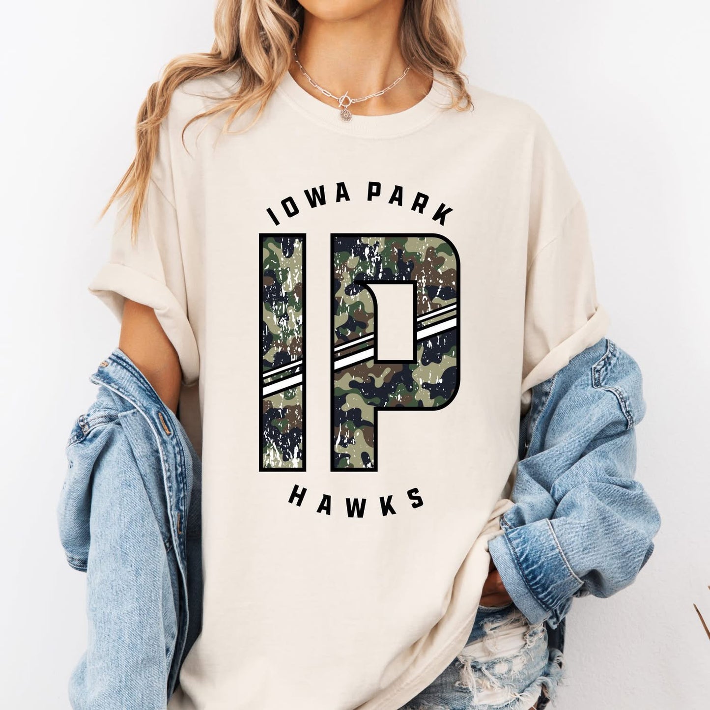 IP Hawks Camo Tee