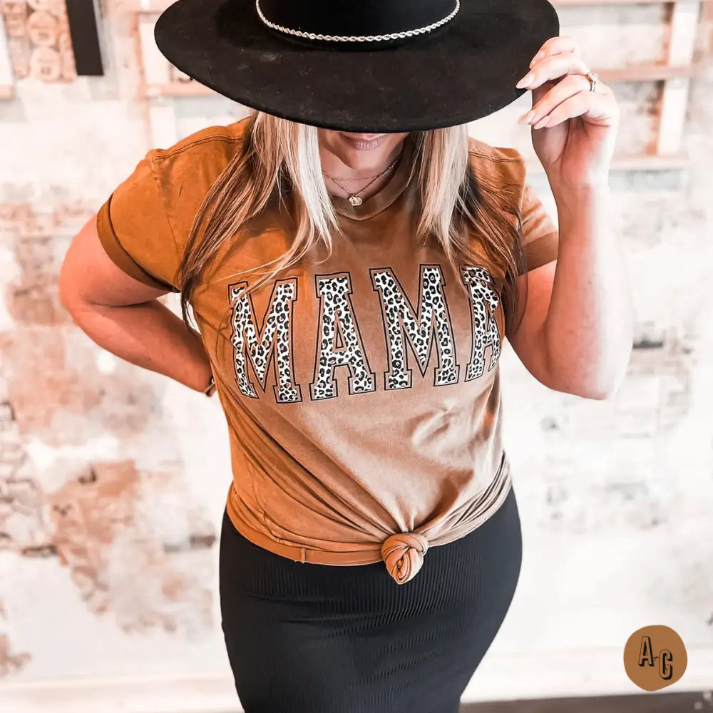 Leopard Mama Vintage Tee