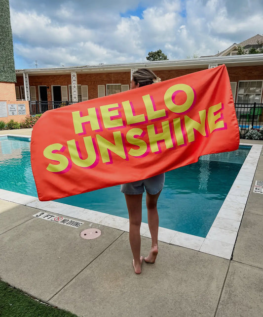 Hello Sunshine Quick Dry Towel