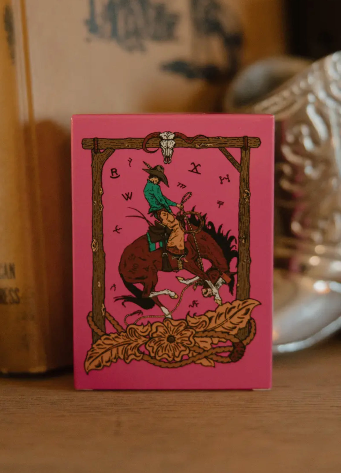 Pink Outlaw Playing Cards