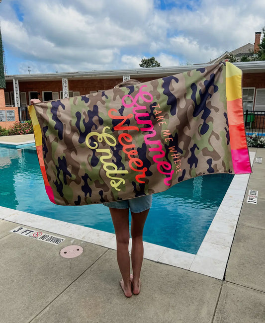 Camo Quick Dry Towel