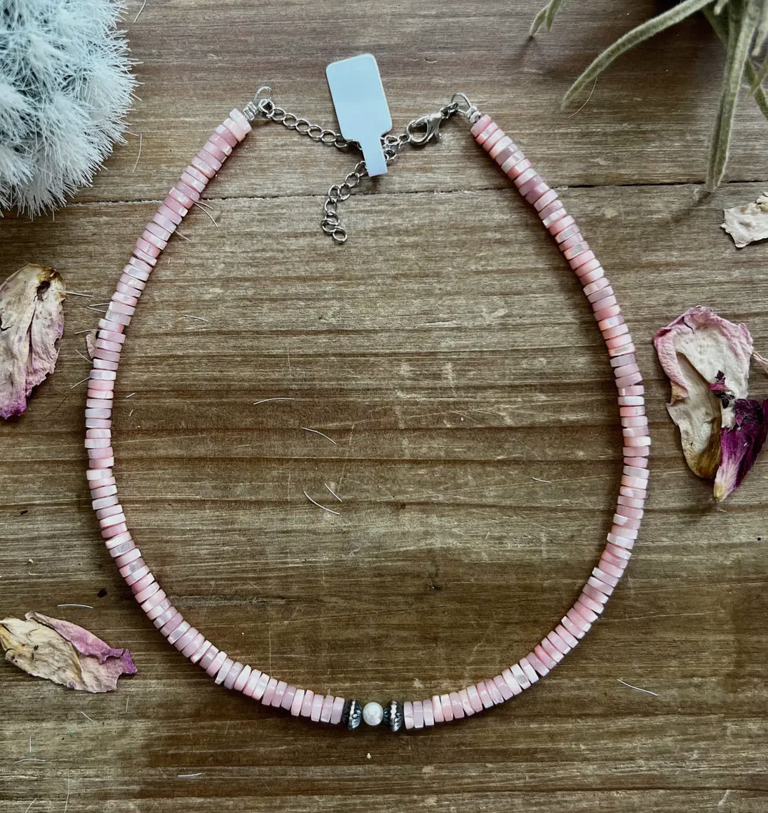 Pink Shell Choker