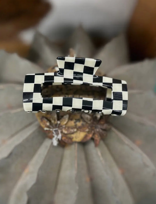 Checkered Claw Clip