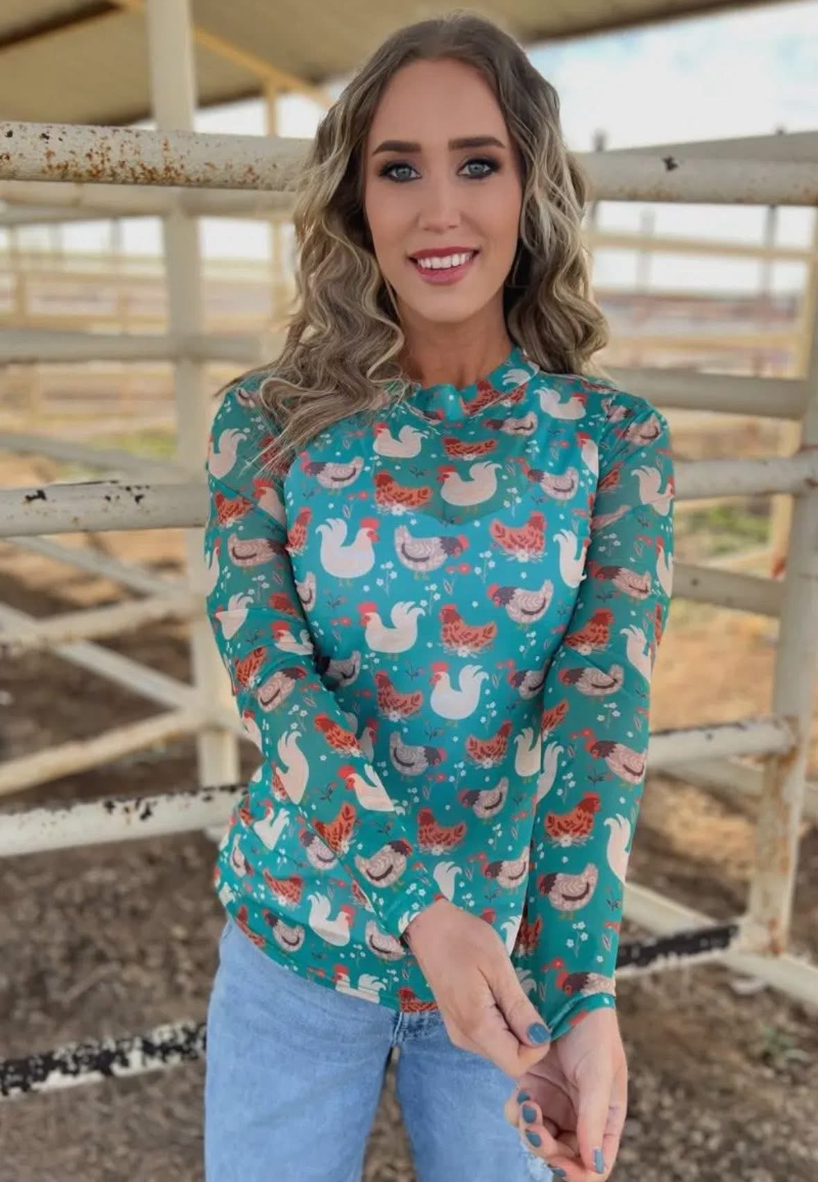 Chicken Mesh Top