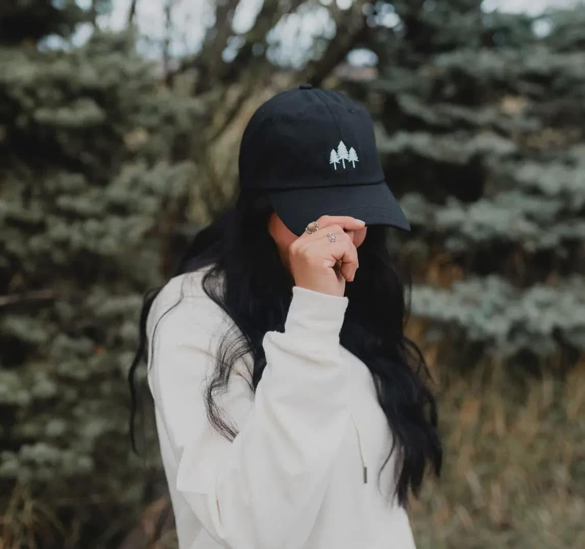 Black Tree Dad Hat