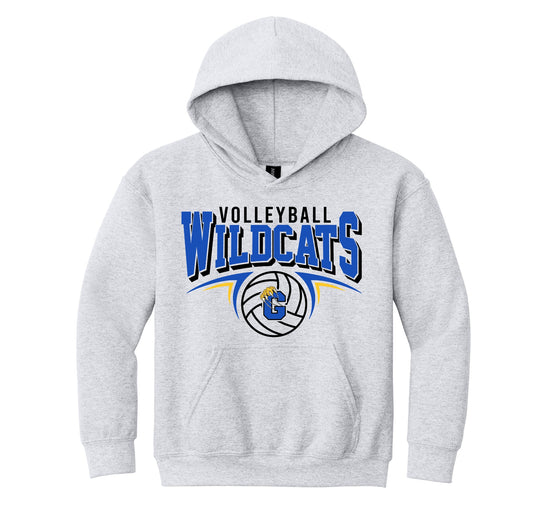 GMS - Wildcats Volleyball Ash Hoodie