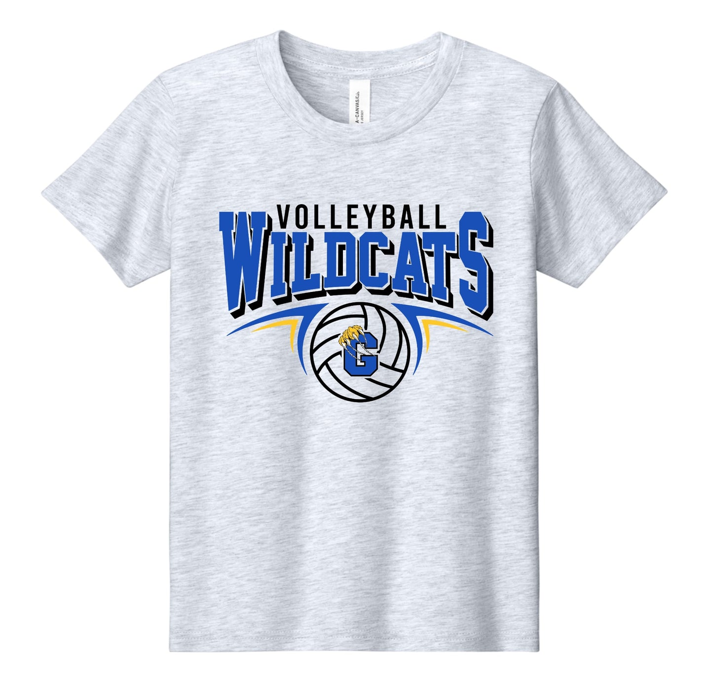GMS - Wildcats Volleyball Ash Tee