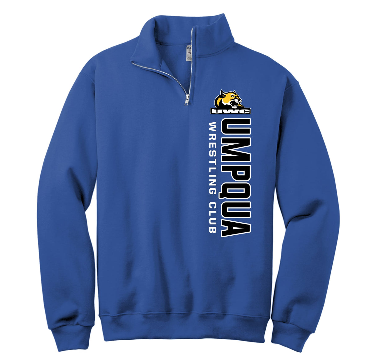 Umpqua Wrestling Club Royal 1/4 Zip Sweatshirt