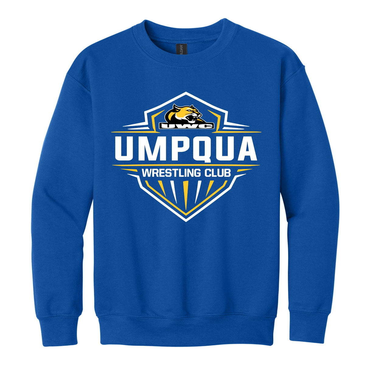 Umpqua Wrestling Club Royal Crew Sweatshirt