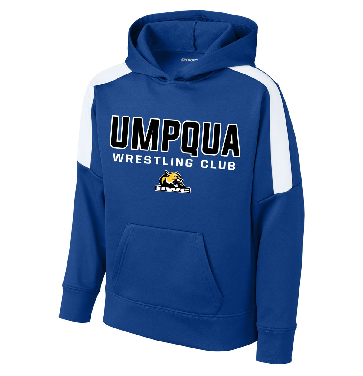 YOUTH Dri Fit Umpqua Wrestling Club Royal Hoodie