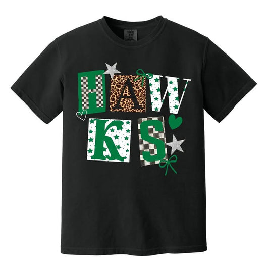 Hawks Leopard Mix Print Tee