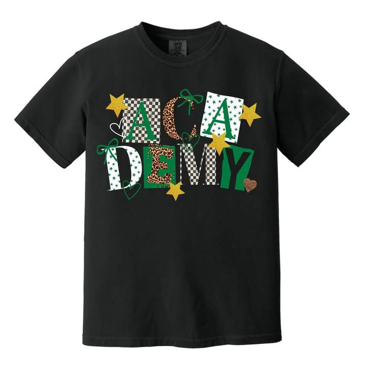Academy Leopard Mix Print Tee