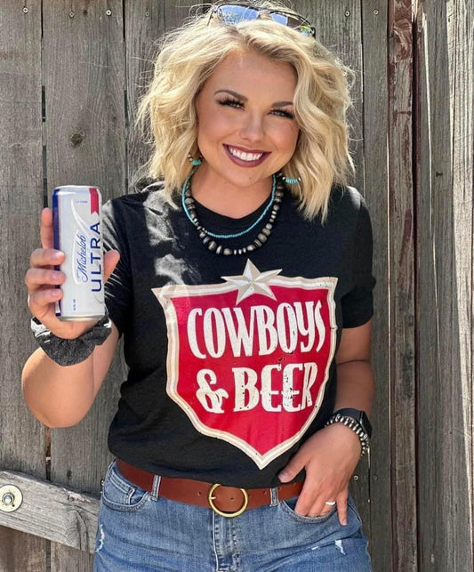 Cowboys & Beer Tee