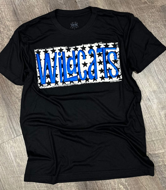 Wildcats Blue Metallic Puff