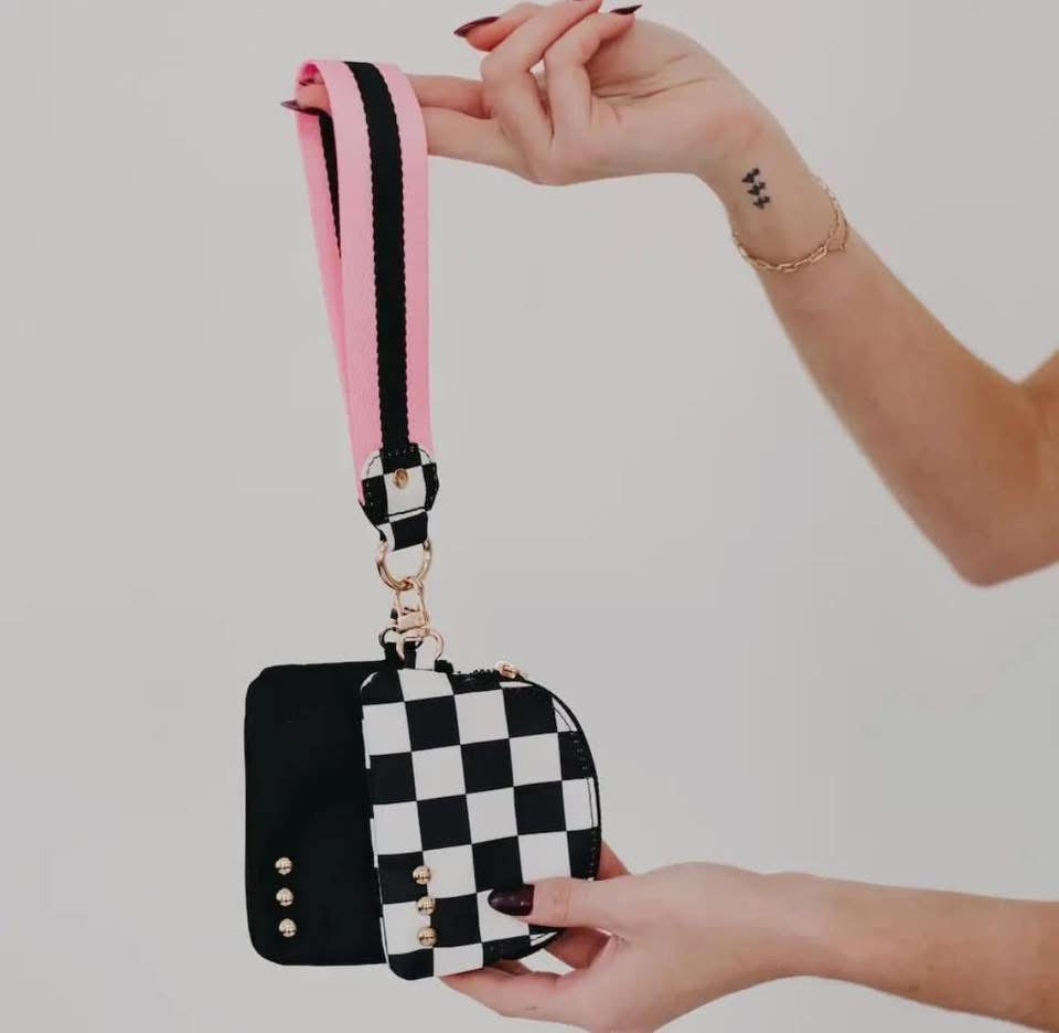 Dual Pouch Wristlet