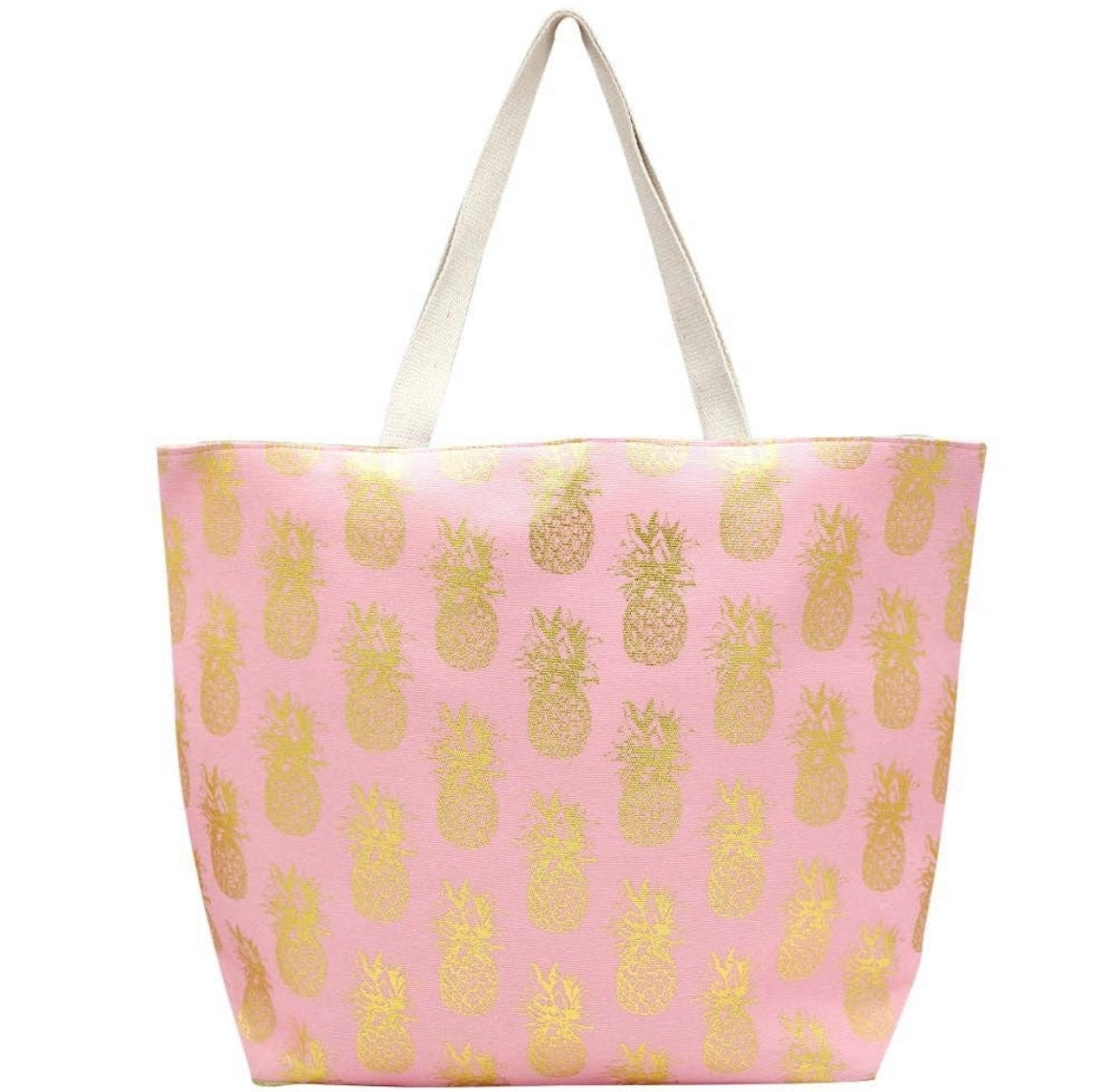 Pink Pineapple Tote